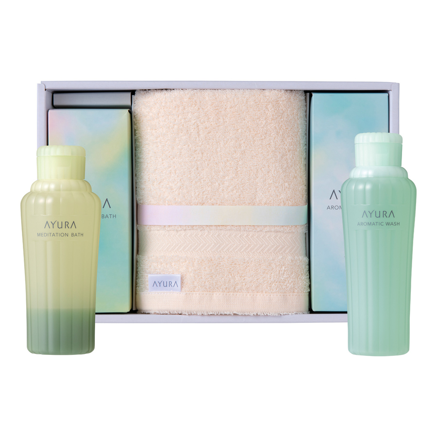 新品　AYURA 限定 2種セット AYURA タオルセットA 内祝い・ギフトのお返しにおすすめ | milpoche
