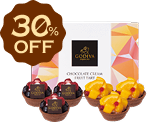 ゴディバショコラクリームフルーツタルト6個入り 30%OFF