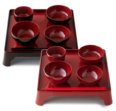 お食い初め漆器セットイメージ