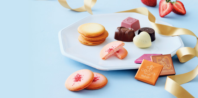 ゴディバ チョコレート＆ストロベリークッキーアソートメントA