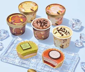 ゴディバ ミルポッシェオリジナルアイスギフト9個入＋スプーンセット