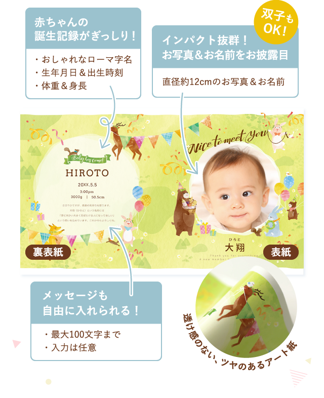 写真入りごあいさつカタログギフト | milpoche